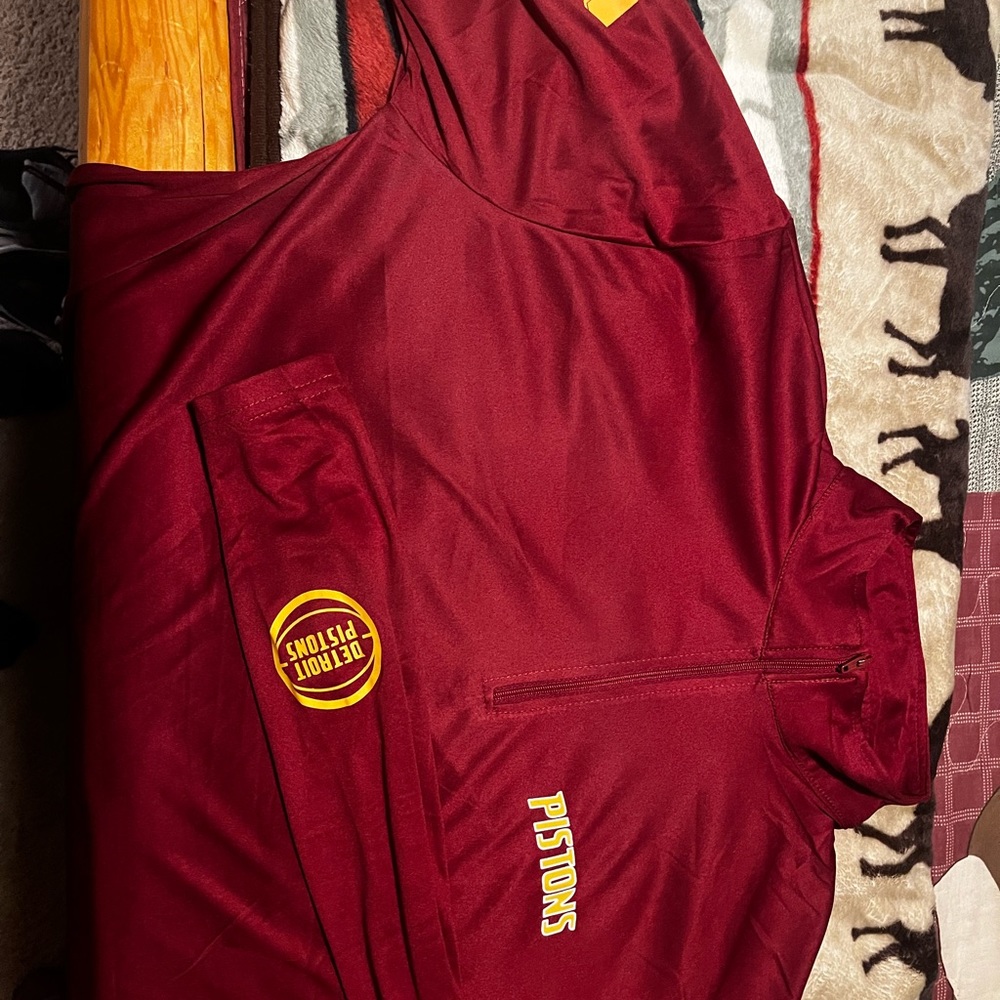 Three quarter zip golf shirt